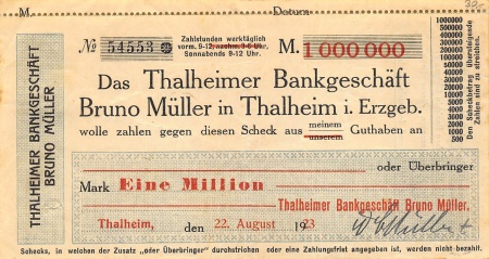 Notgeld: Thalheim (Erzgeb.) – Moneypedia